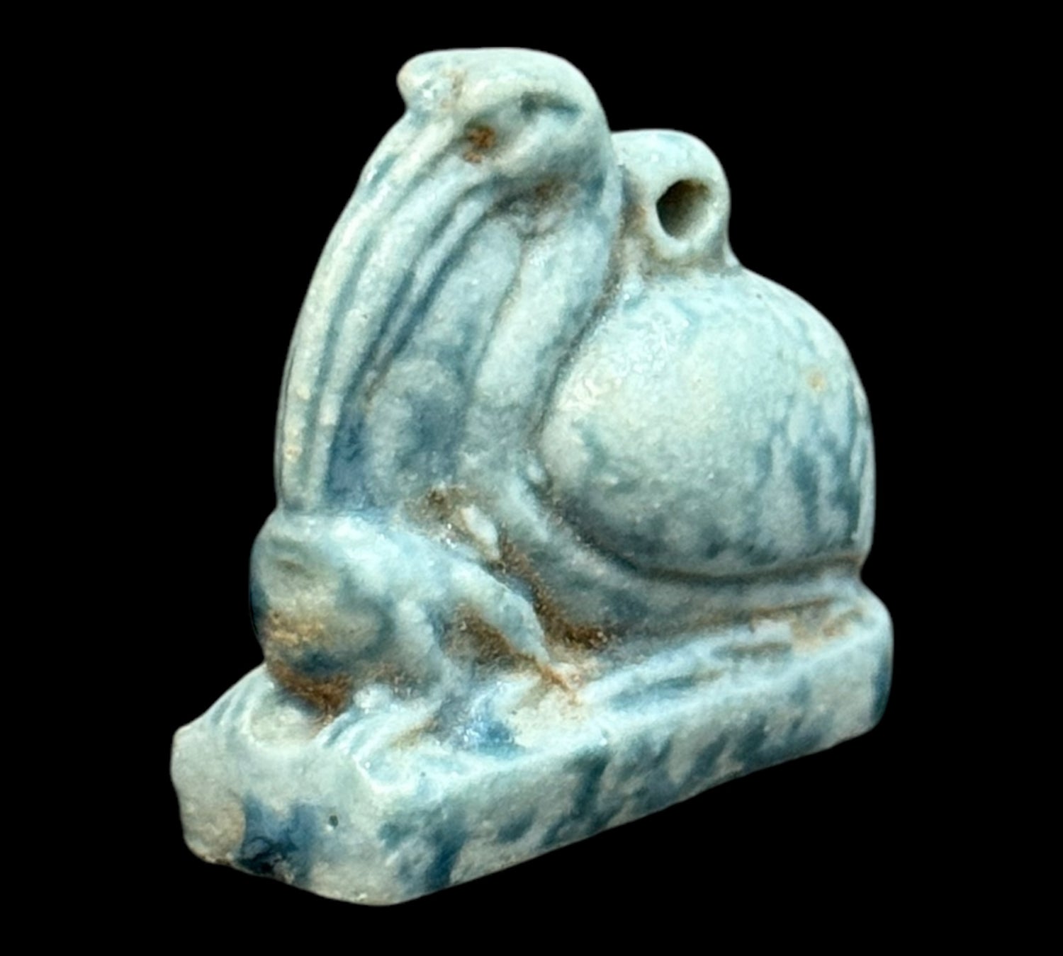 Amulet posvátného čápa – Symbol dlouhověkosti a moudrosti - Handmade Replica